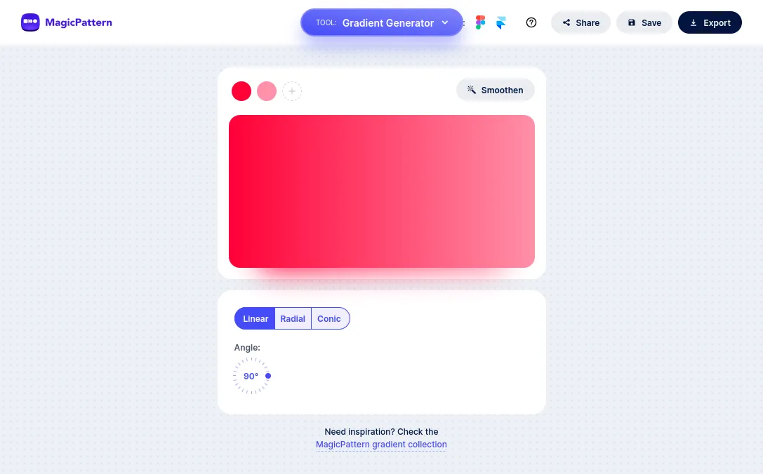 MagicPattern Gradient Generator