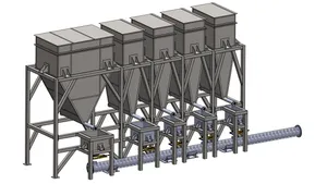 Granular Material Silos with Automated Dosage System