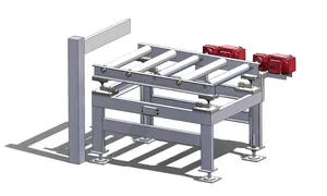 Roller Converyor Design for Compressed Scrap Bins