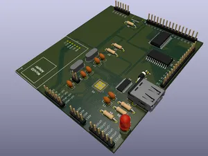 Custom PCB Design for ATmega32u4-Based System