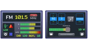 HMI Interface Design for FM Transmitter